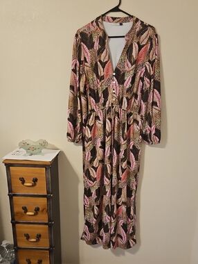 Cabana Life Myers UV 50 Maxi Dress L